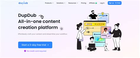duphub|Dupdub AI Tools: Social Media Content Creation Software.